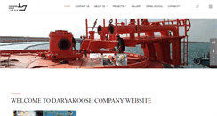 Desktop Screenshot of daryakoosh.ir